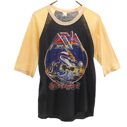 AZIA 80s Band T-Shirt Charcoal Gray
