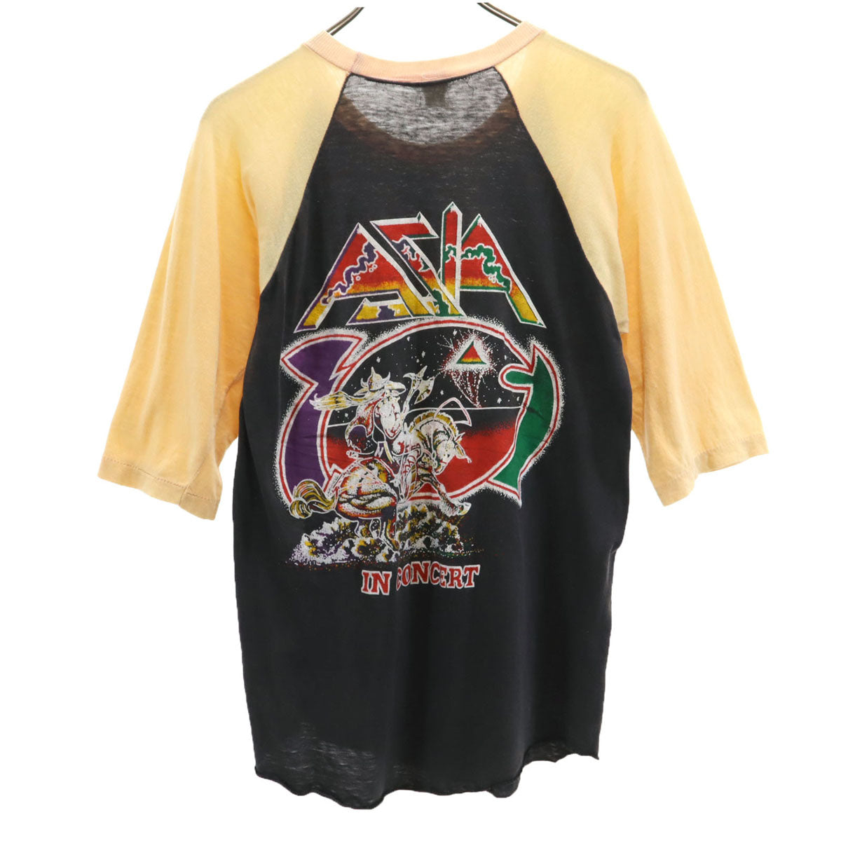 AZIA 80s Band T-Shirt Charcoal Gray
