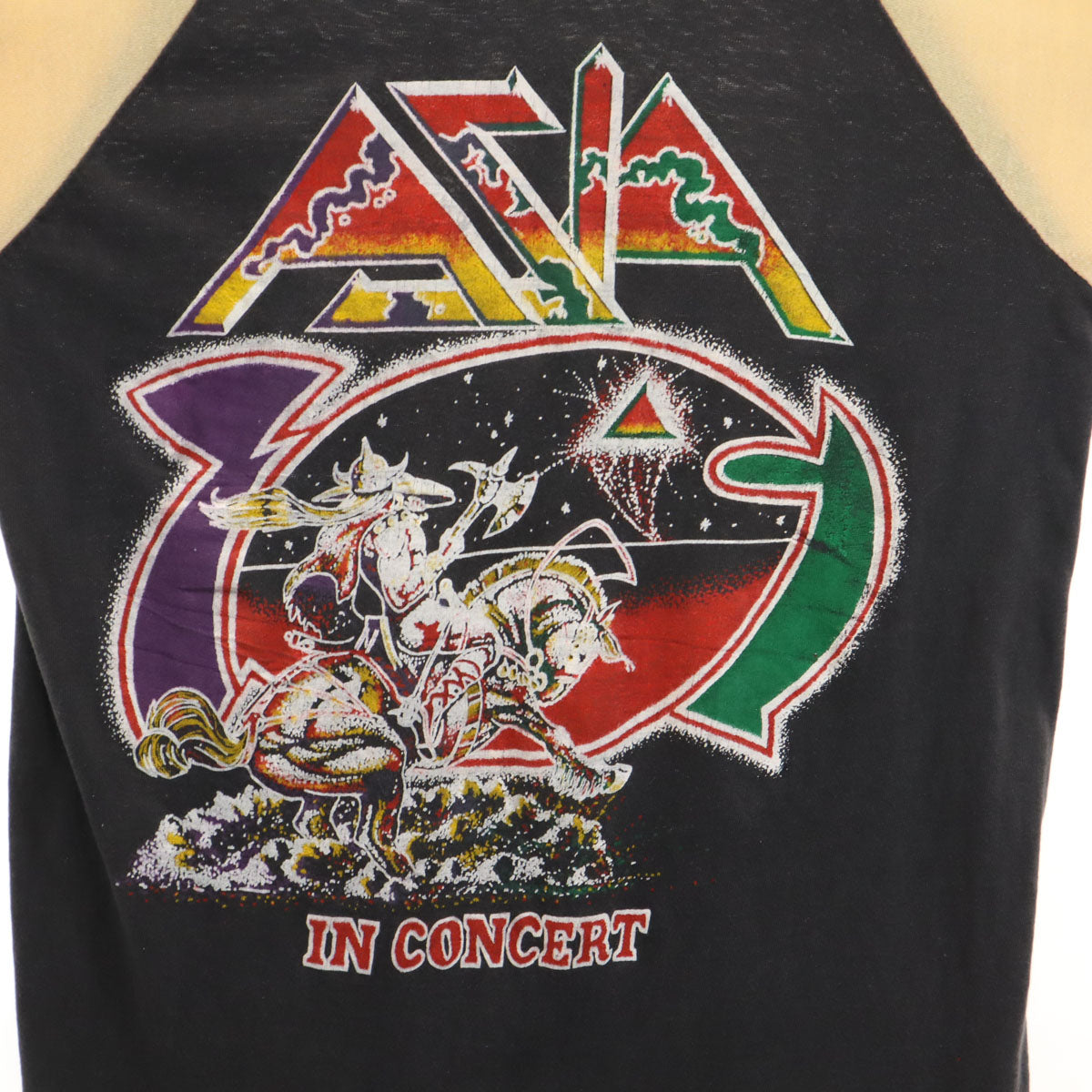 AZIA 80s Band T-Shirt Charcoal Gray