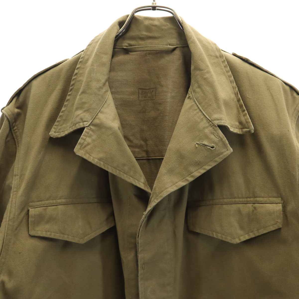 FRENCH ARMY 50s M-47 Field Jacket Khaki Size XL