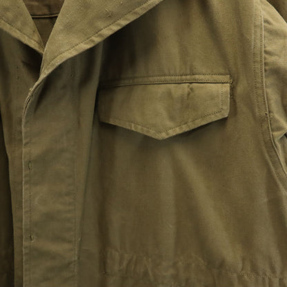 FRENCH ARMY 50s M-47 Field Jacket Khaki Size XL