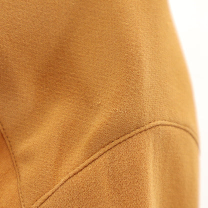 HERMES 90s French Silk Short Sleeve Button-Up Brown Size 42