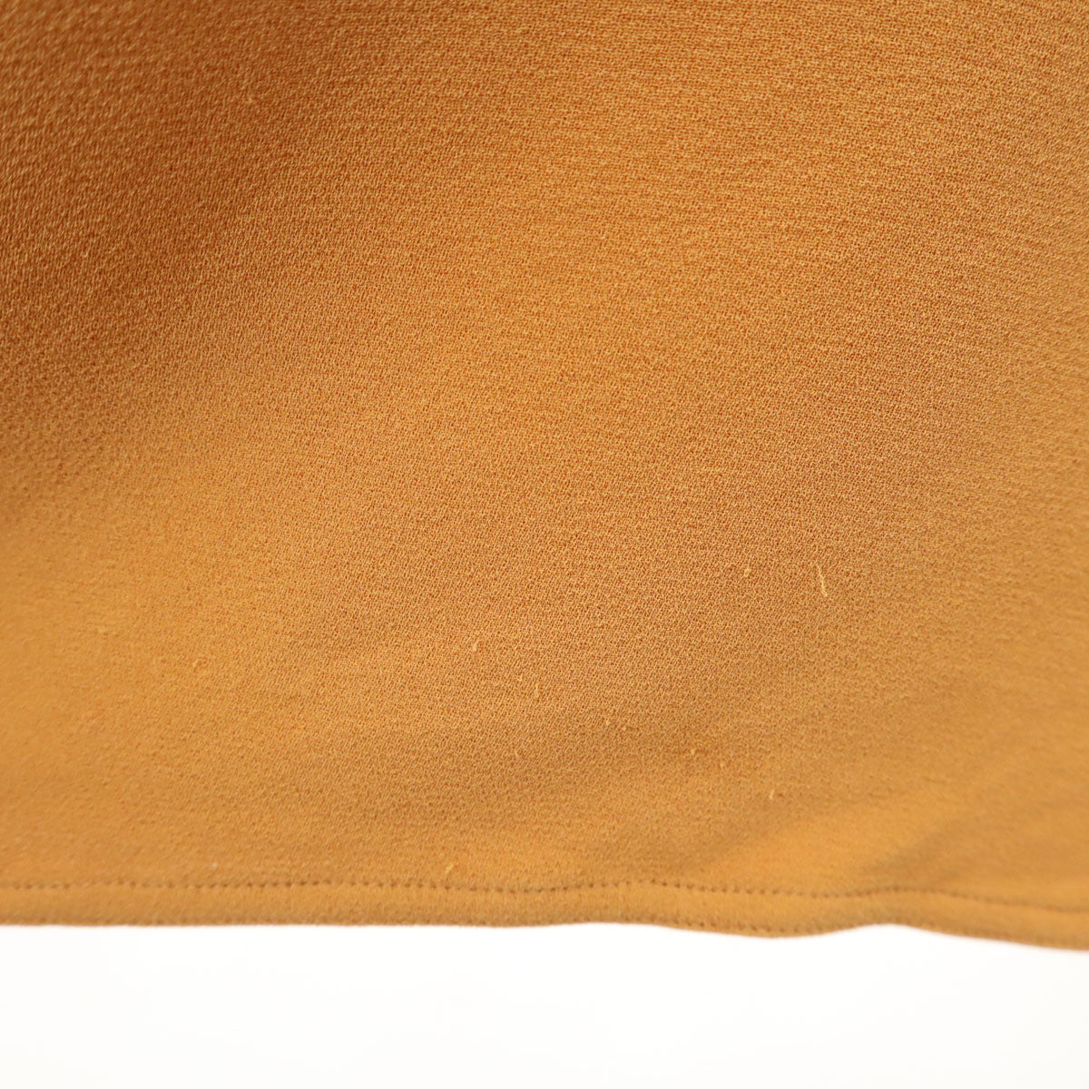 HERMES 90s French Silk Short Sleeve Button-Up Brown Size 42
