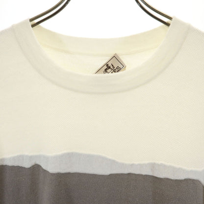 HERMES Italian Cashmere Blend T-Shirt White Size L
