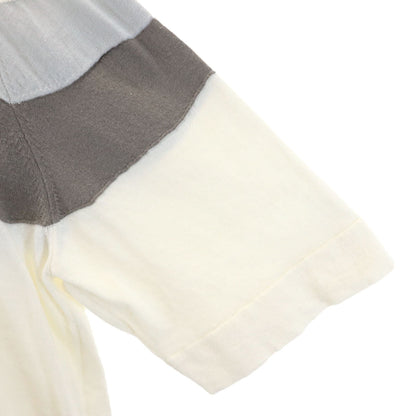 HERMES Italian Cashmere Blend T-Shirt White Size L