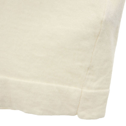 HERMES Italian Cashmere Blend T-Shirt White Size L