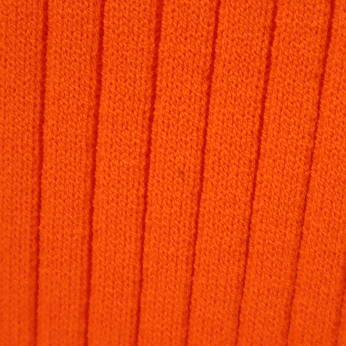 GUCCI Italian Ribbed Boat Neck Sweater Orange Size S