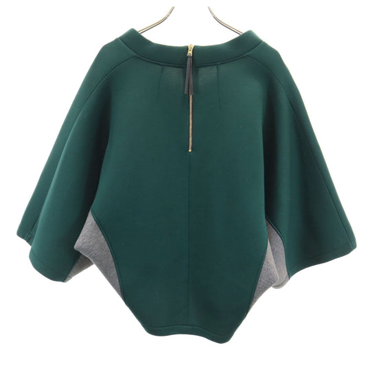 MARNI Italian Bonding V-Neck Dolman Dark Green Size 38