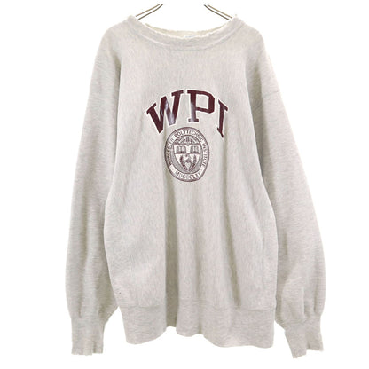 Champion 90s Reverse Weave Sweatshirt Greige Size XL