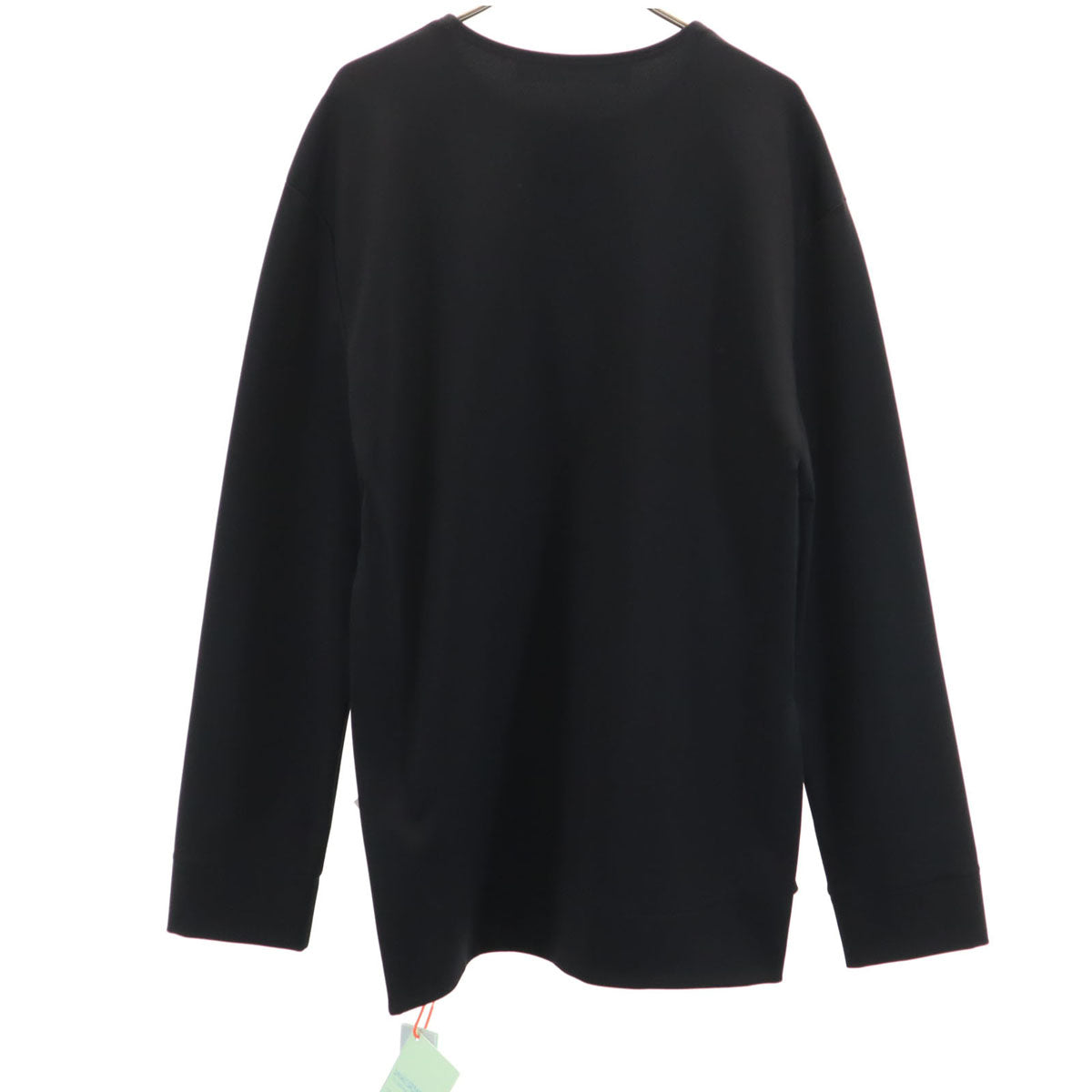 OFF-WHITE Italian Jersey Nail Wrap Top Black Size 38