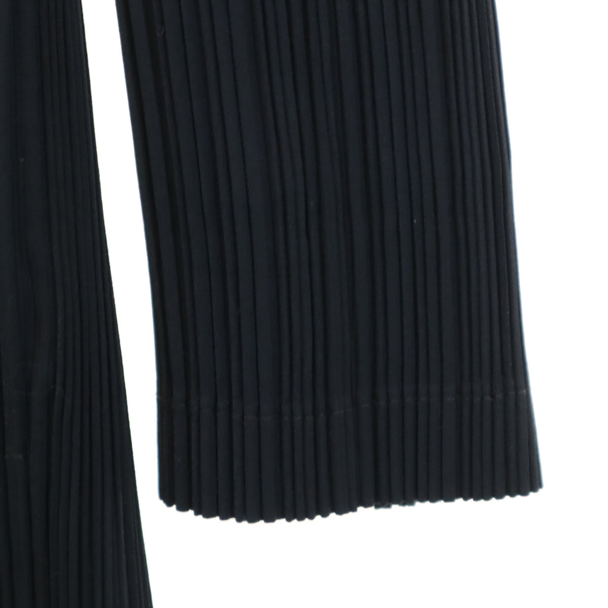 ISSEY MIYAKE 90s Vintage Pleated Stand Jacket Black Size M