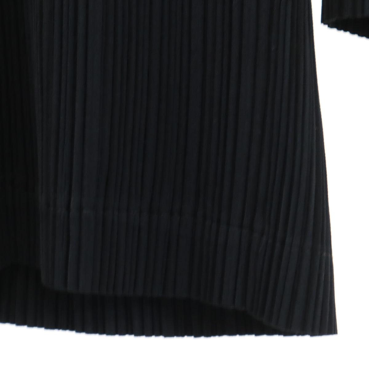 ISSEY MIYAKE 90s Vintage Pleated Stand Jacket Black Size M