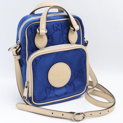 GUCCI Off The Grid 2-Way Shoulder Bag Blue Size F