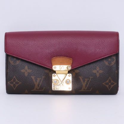LOUIS VUITTON Monogram Portefeuille Wallet Brown Size F