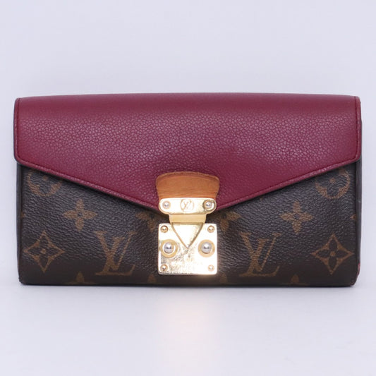 LOUIS VUITTON Monogram Portefeuille Wallet Brown Size F