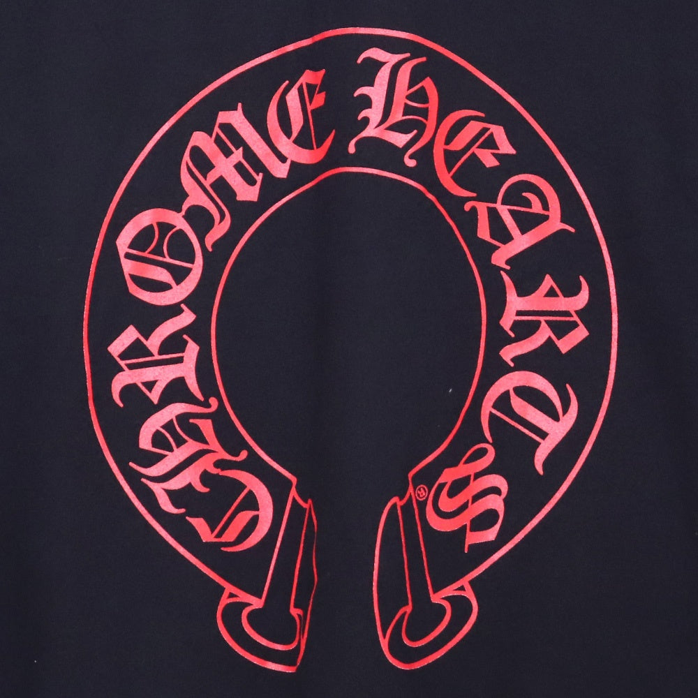 CHROME HEARTS Online Exclusive Hoodie Black/Red Size XXL