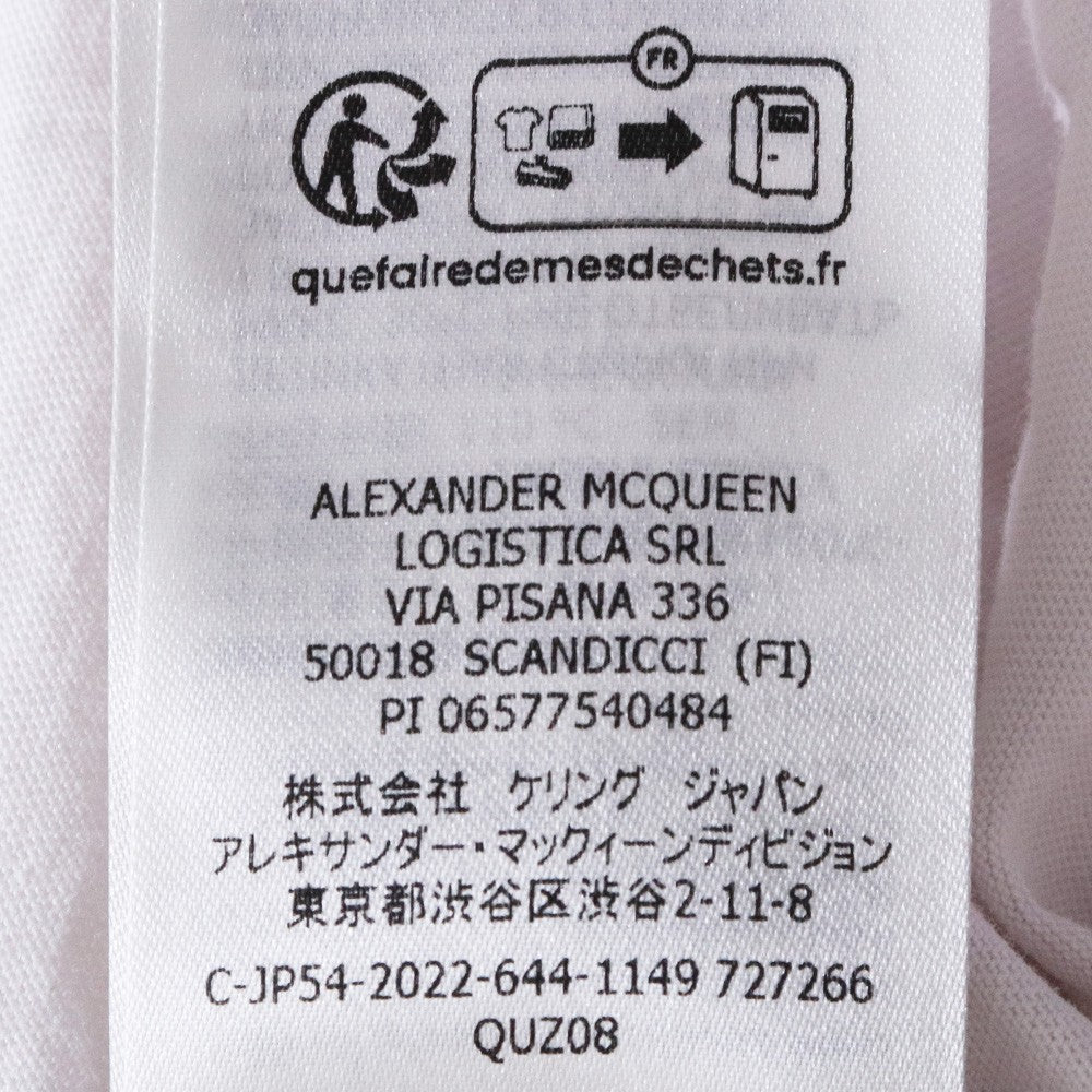 Alexander McQueen Big Logo T-Shirt White Size M