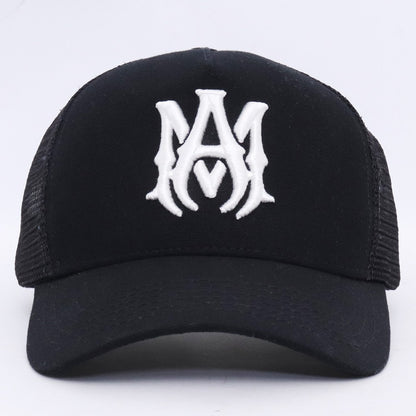 AMIRI 24AW MA Logo Mesh Trucker Hat Black Size F