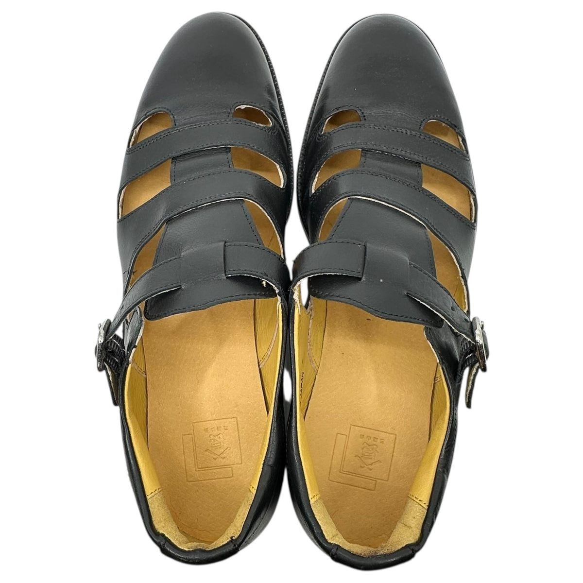 JUBEI Gurkha sandals Black Sandals Size 8