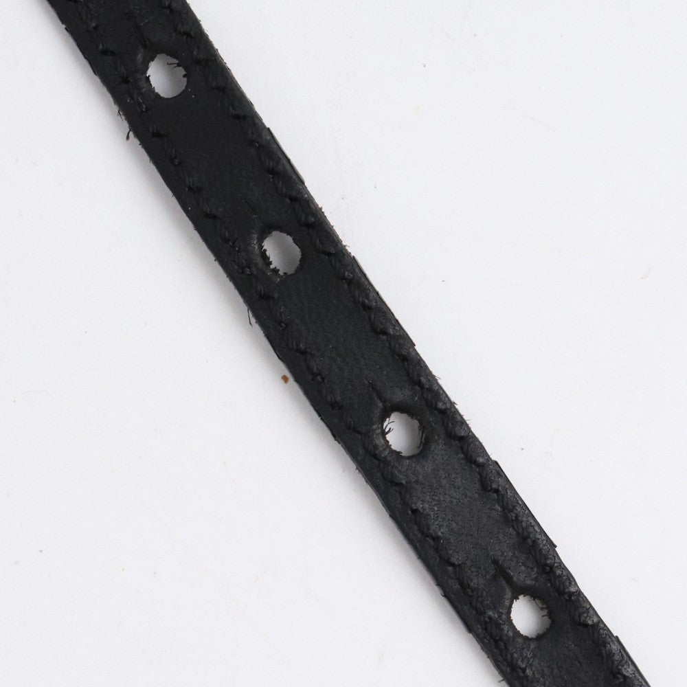 Maison Margiela Leather Bracelet Black Size S