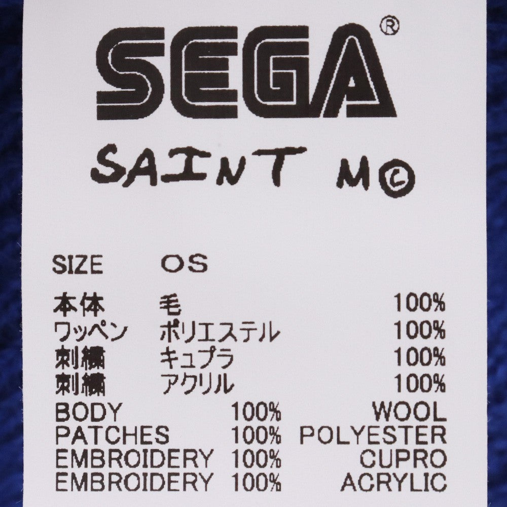 SAINT MICHAEL SG Knit Cap Saint Sega Beanie Blue Size F
