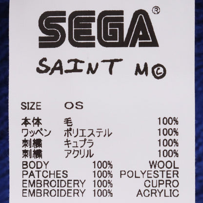 SAINT MICHAEL SG Knit Cap Saint Sega Beanie Blue Size F