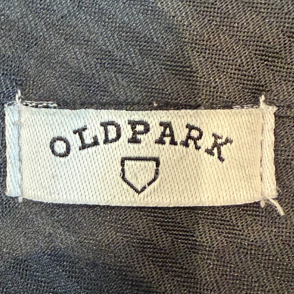 OLD PARK Remake Zip Baggy Slacks Black Size L