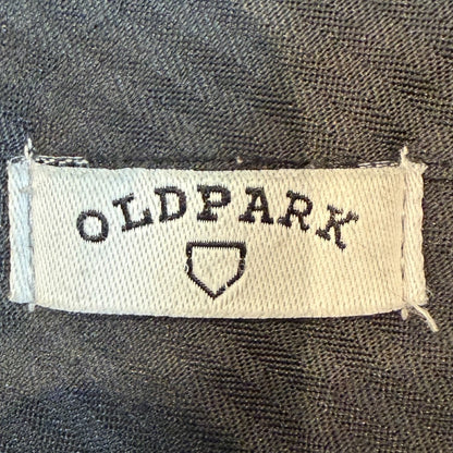 OLD PARK Remake Zip Baggy Slacks Black Size L