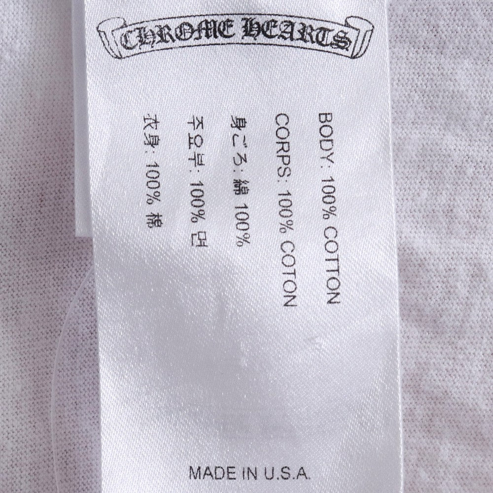 CHROME HEARTS Tokyo Back Lettering T-Shirt White Size L