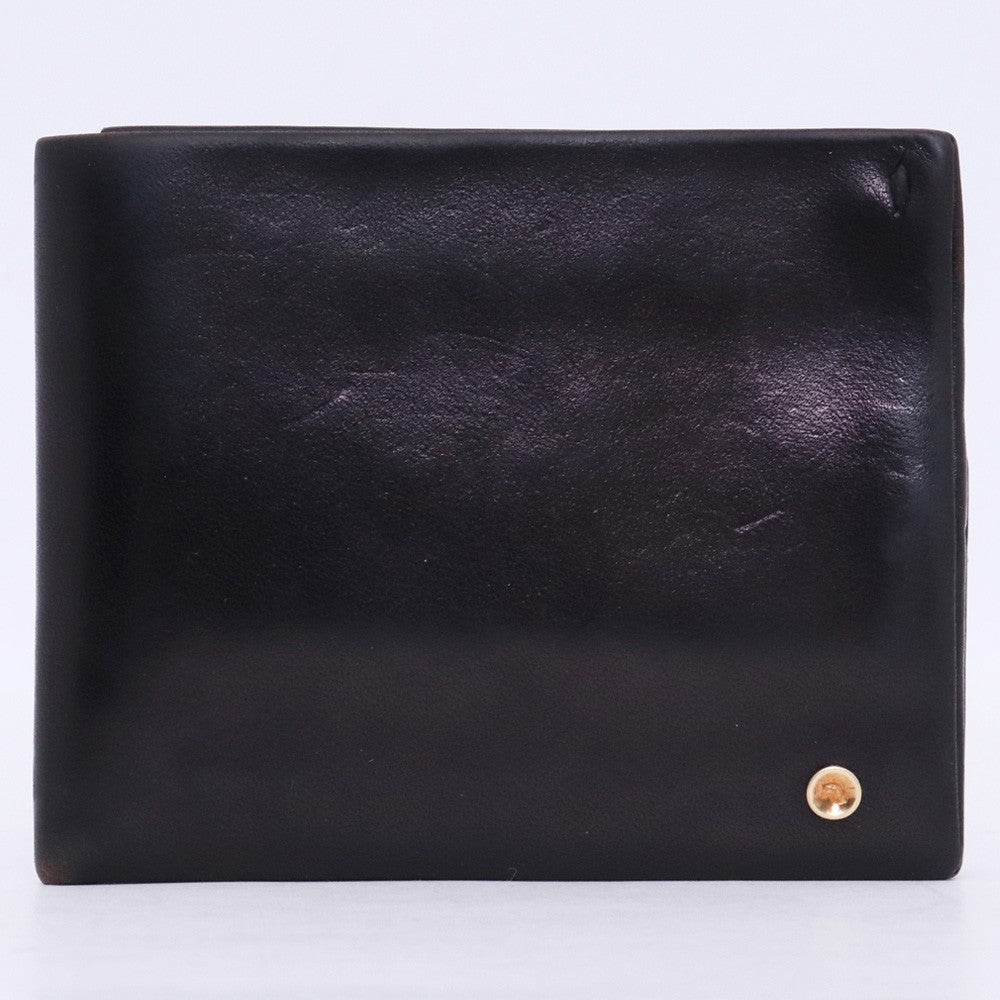 LARRY SMITH Origami Short Bi-Fold Wallet Black Size F
