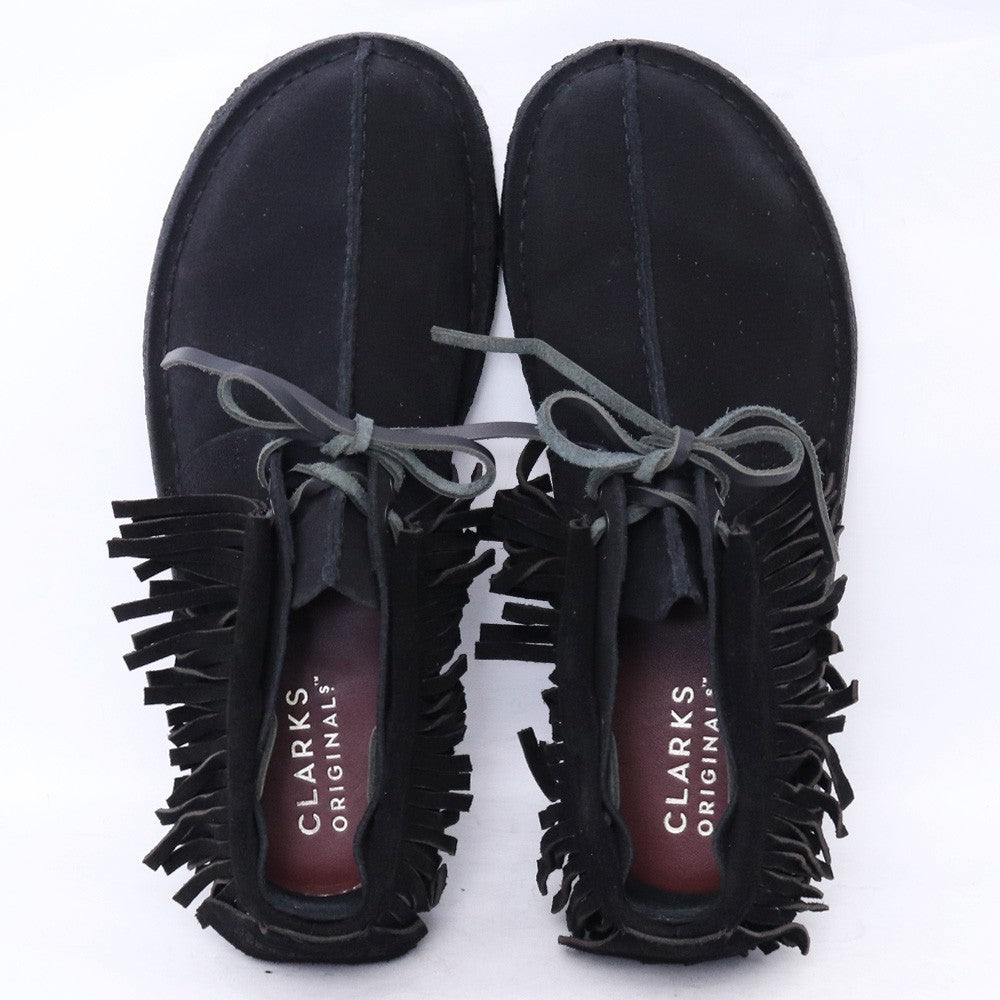 CLARKS × RECOGNIZE Fringe Desert Slip-Ons Black Size UK9