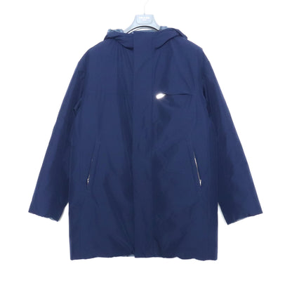 PRADA Reversible Down Long Coat Blue Size M
