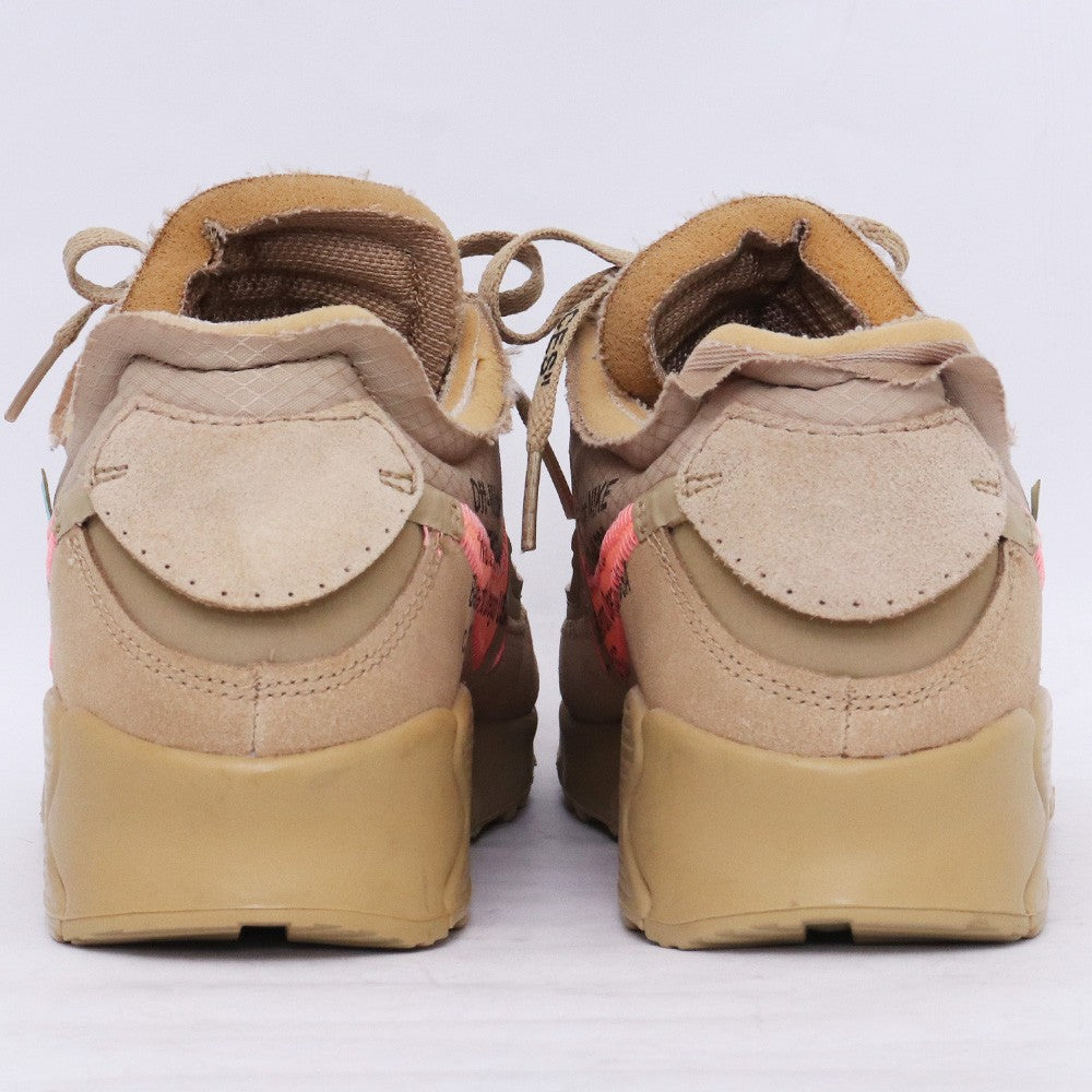 Off-White Nike THE 10 AM90 Desert Ore Sneakers Size 26.5cm