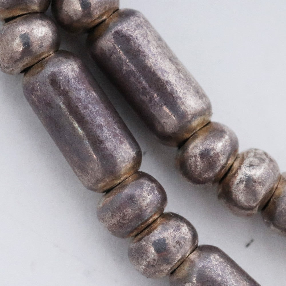 TARO WASHIMI Pipe & Apollo Beads Necklace Silver Size F