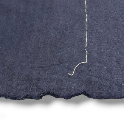 UBUNTU 26SS Langer Wool Stitch Wide Pants Navy Free Size