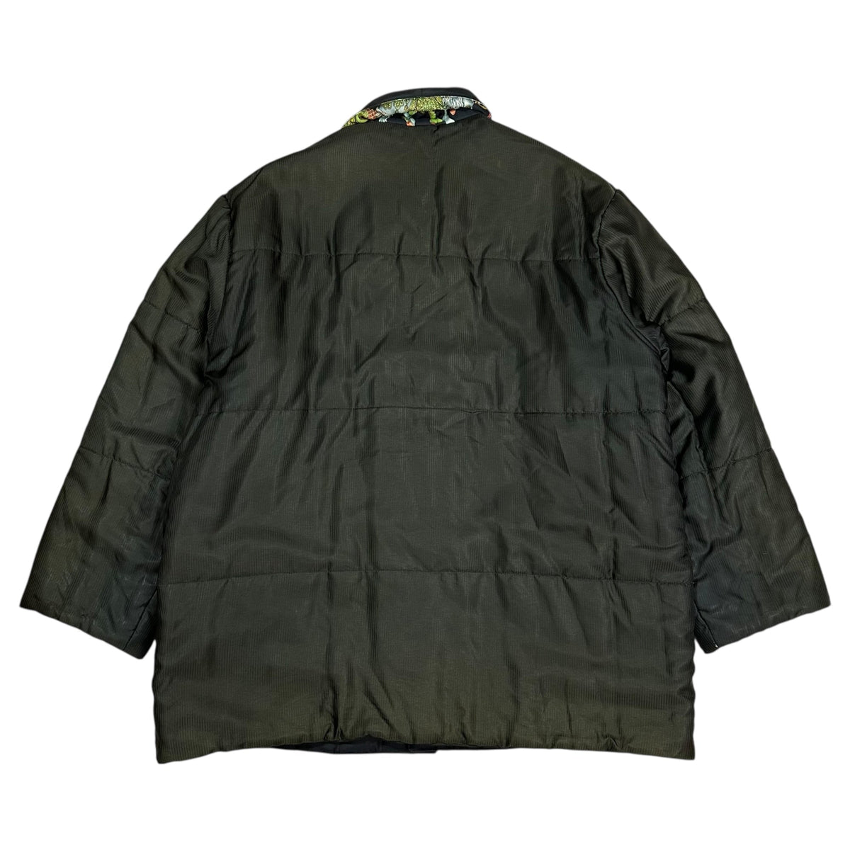 HERMES 90s Vintage "Les Fetes du Roi Silk Jacket Size 42
