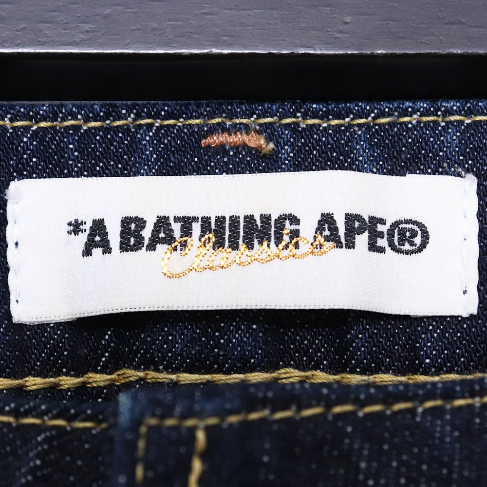 Bape A BATHING APE Busy Works Indigo Skinny Jeans Size S