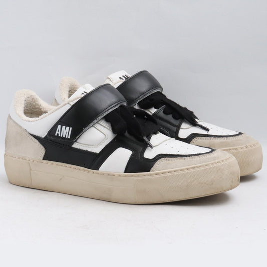 AMI PARIS Low-Top ADS White Sneaker Size EU 41