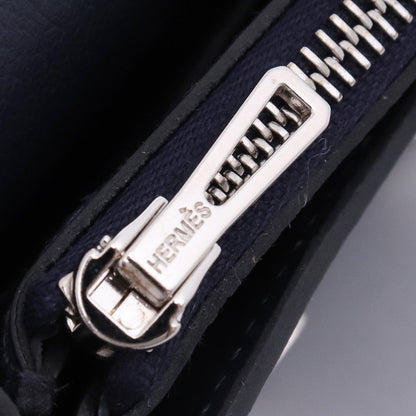 HERMES Constance Slim Bag Navy Silver Hardware Size F