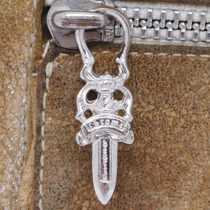 CHROME HEARTS Wave Mini Crossball Wallet Brown Size ONE SIZE