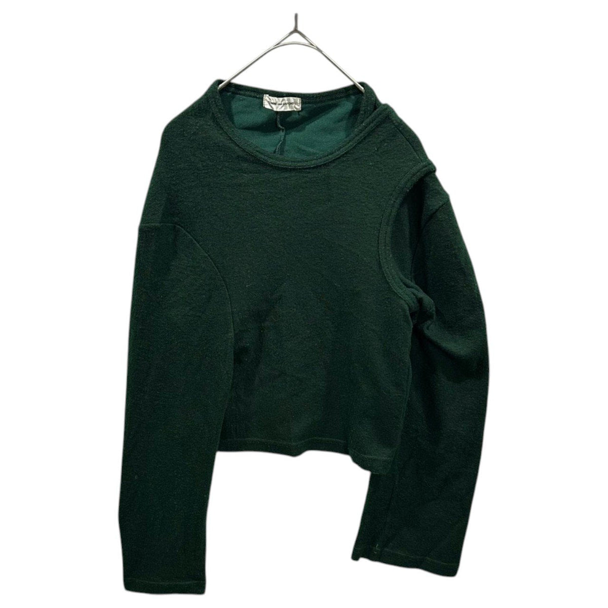 COMME des GARCONS 96AW Layered Cut-And-Sew Green Size FREE