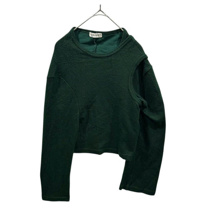 COMME des GARCONS 96AW Layered Cut-And-Sew Green Size FREE