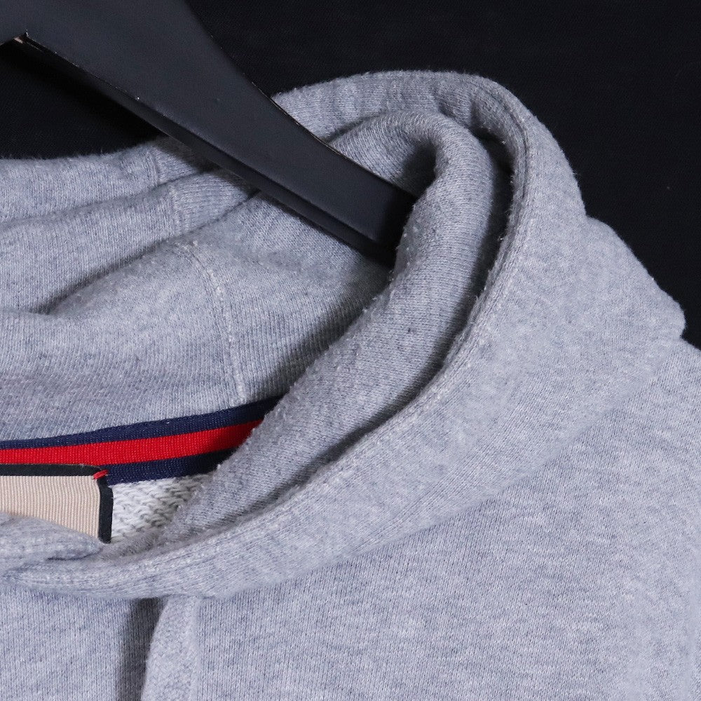 GUCCI 23AW Interlocking G Cotton Jersey Hoodie Gray Size L