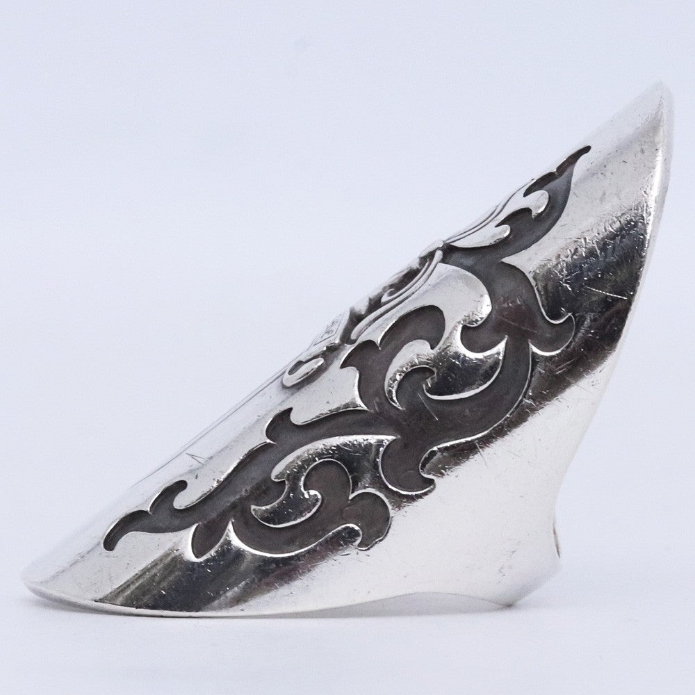CHROME HEARTS CANNOLI DAGGER Silver Ring Size ONE SIZE