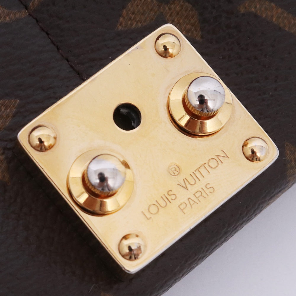 LOUIS VUITTON Monogram Portefeuille Wallet Brown Size F