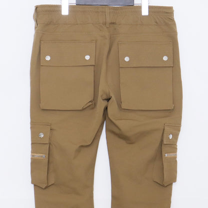 MLVINCE TYPE-4 Slim Stretch Cargo Pants Beige Size 34