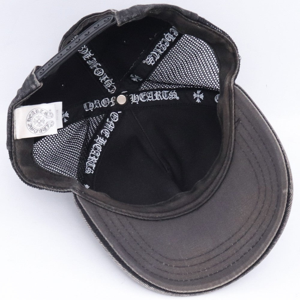 CHROME HEARTS BS Fleur Baseball Cap Black Size ONE SIZE