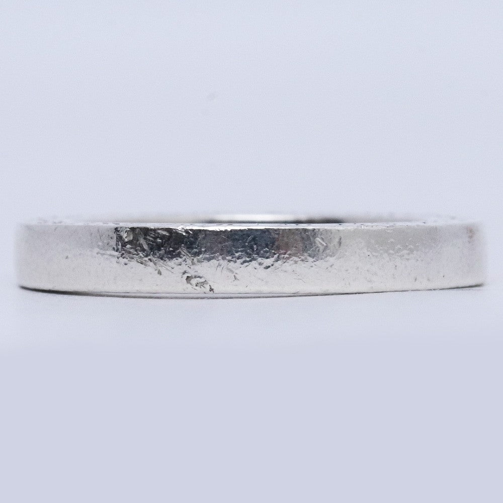 CHROME HEARTS 3mm Spacer Plain Sapphire Silver Ring Size ONE SIZE