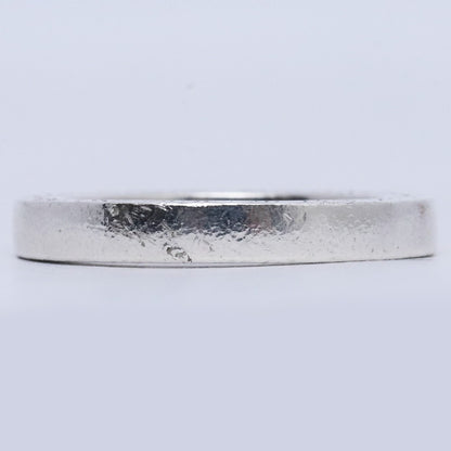 CHROME HEARTS 3mm Spacer Plain Sapphire Silver Ring Size ONE SIZE