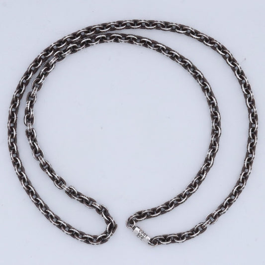 CHROME HEARTS Paper Chain Necklace Silver